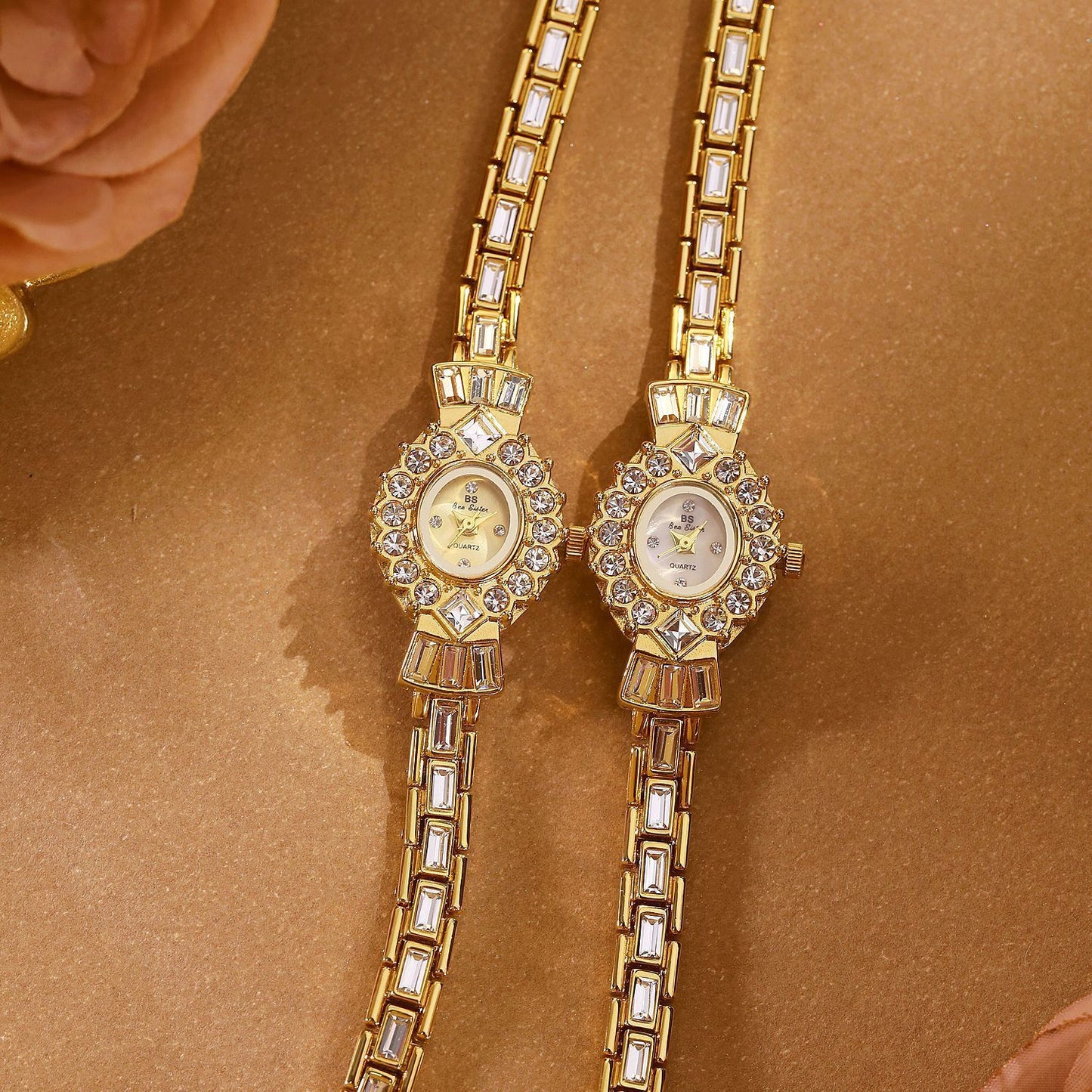 Champagne Mirror Watch