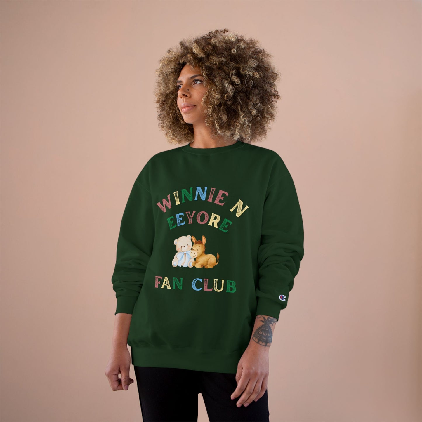 Winnie N Eeyore Fan Club Sweatshirt | Pastel Nursery Characters