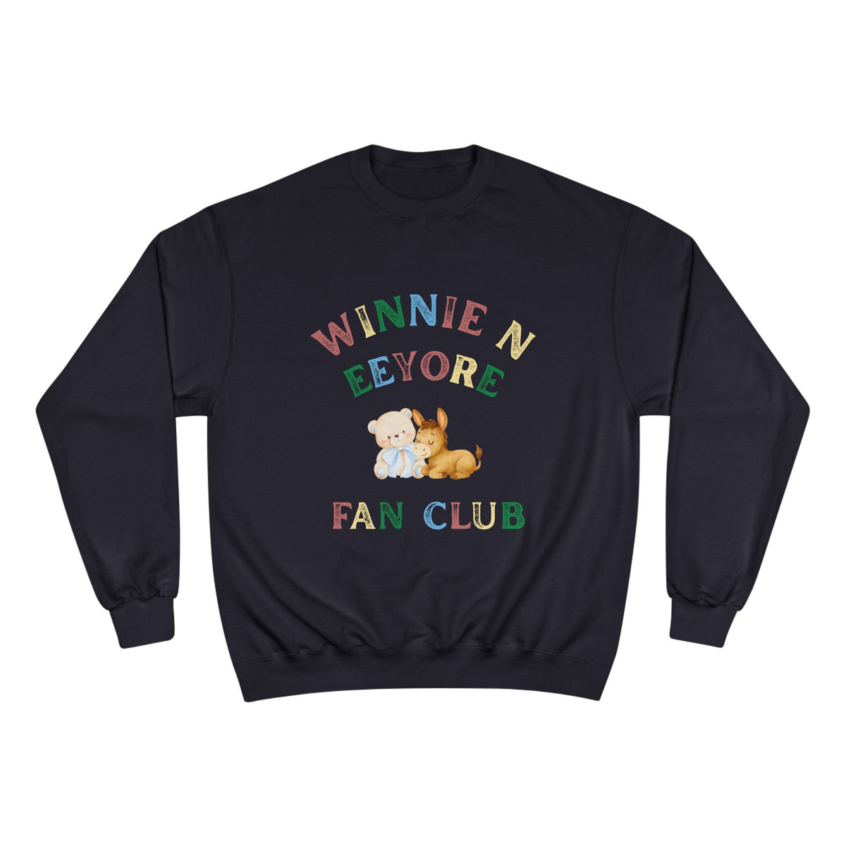 Winnie N Eeyore Fan Club Sweatshirt | Pastel Nursery Characters
