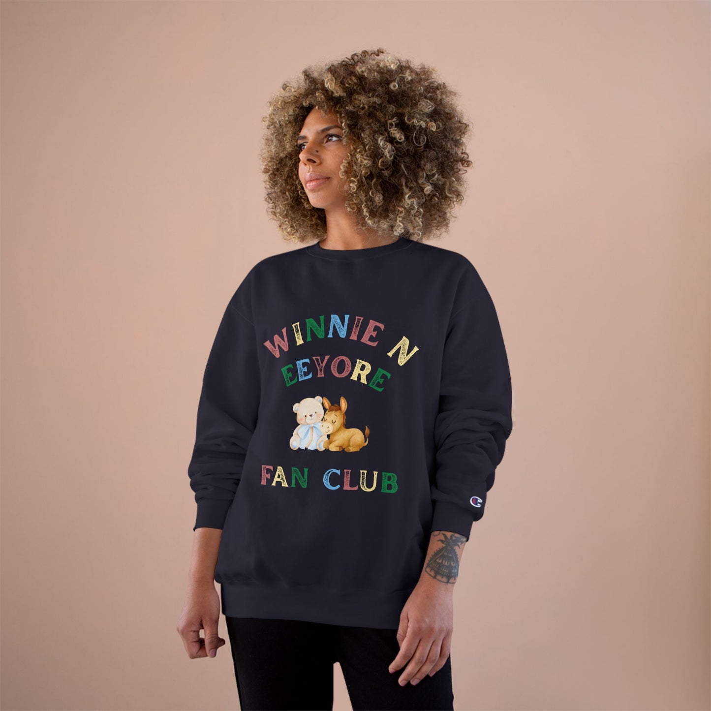 Winnie N Eeyore Fan Club Sweatshirt | Pastel Nursery Characters