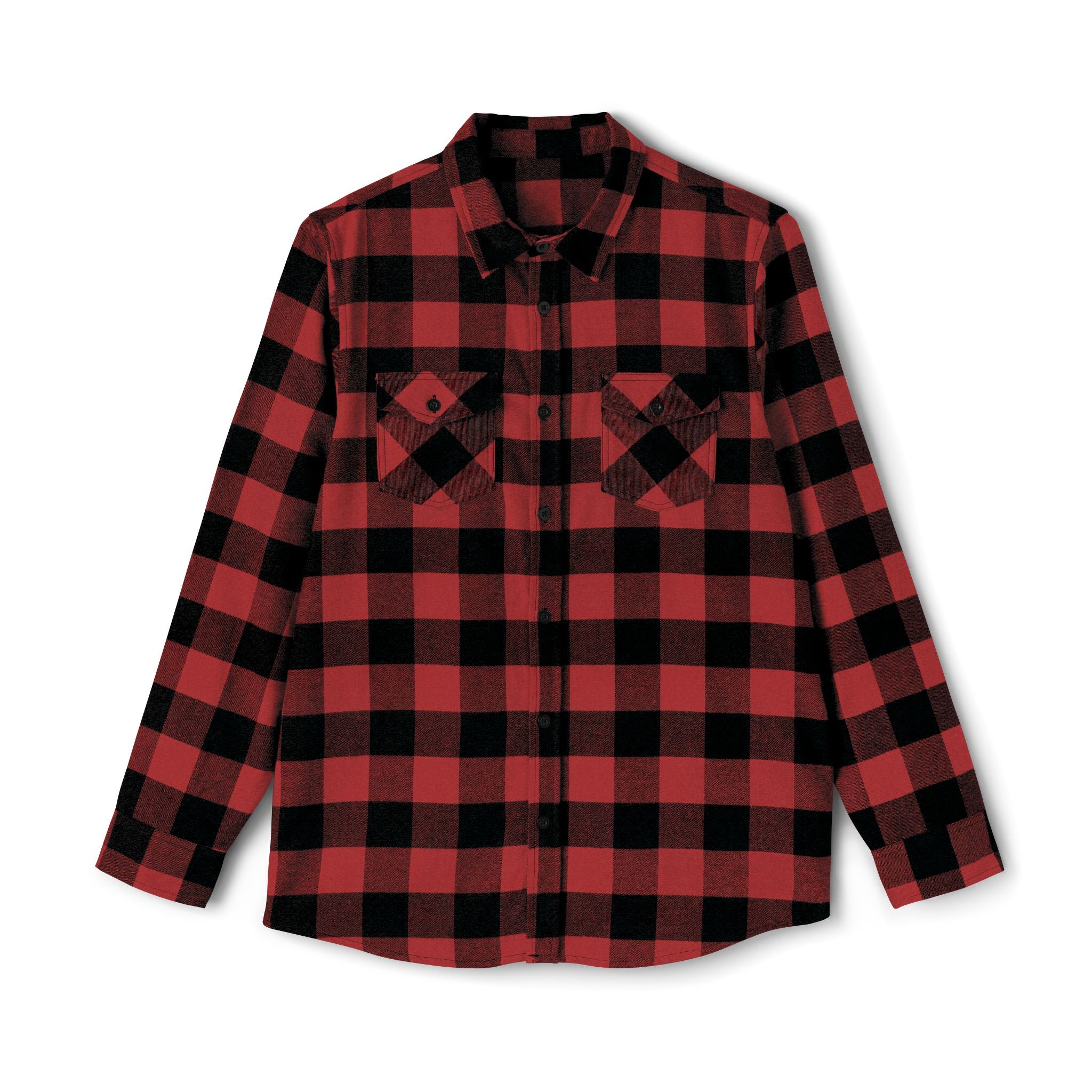 Unisex Flannel Shirt with Skull Design