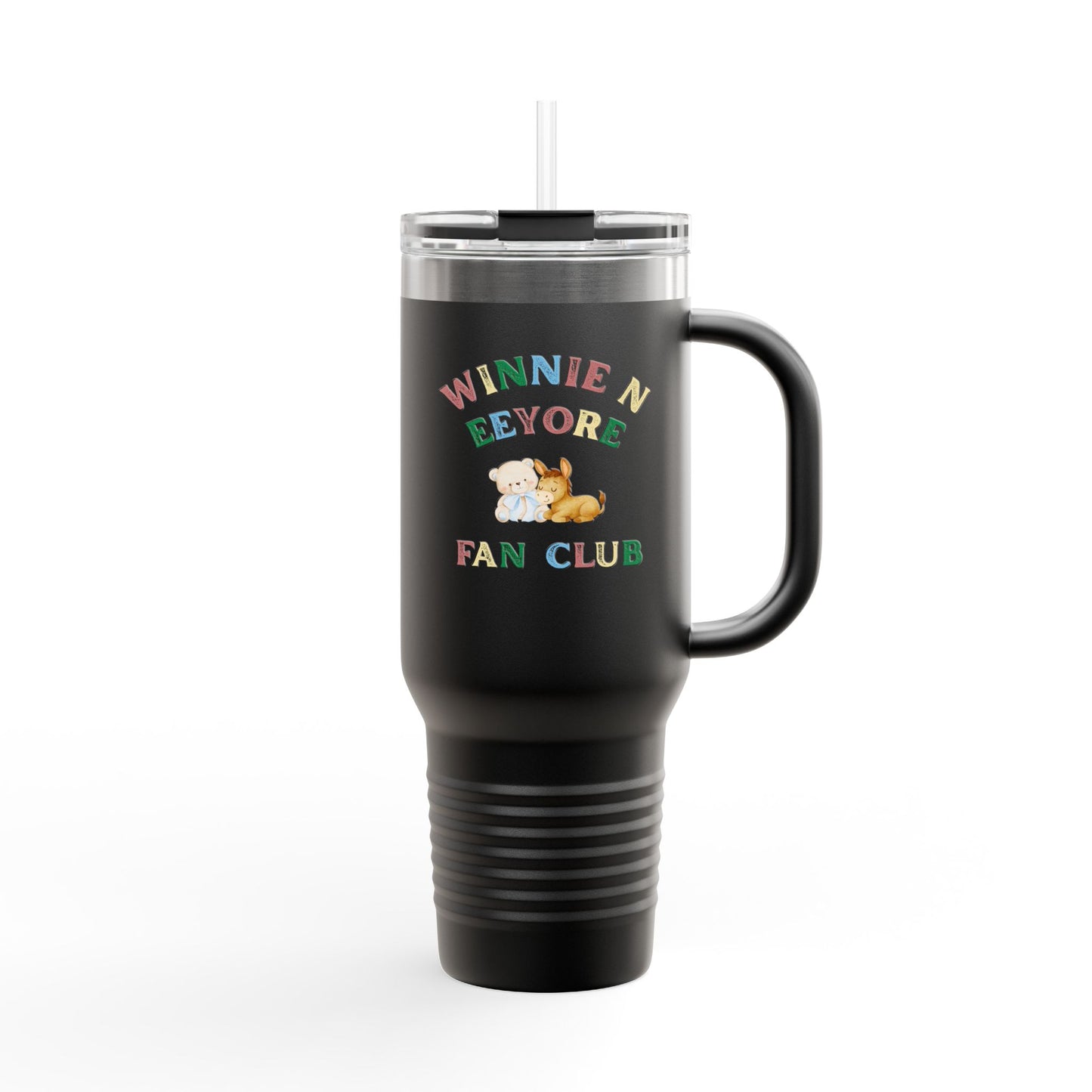 Winnie Eeyore Fan Club 40oz Insulated Travel Mug