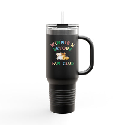 Winnie Eeyore Fan Club 40oz Insulated Travel Mug