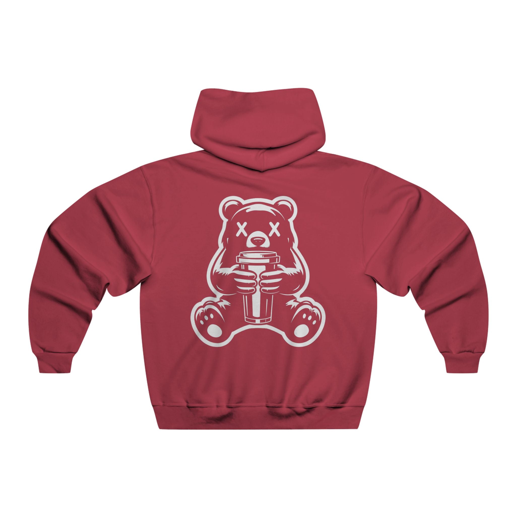 Men's NUBLEND® Hooded Sweatshirt with Graphic Bear Design