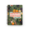 Vibrant Tropical Spiral Bound Journal - Your Presence & Existence Matters