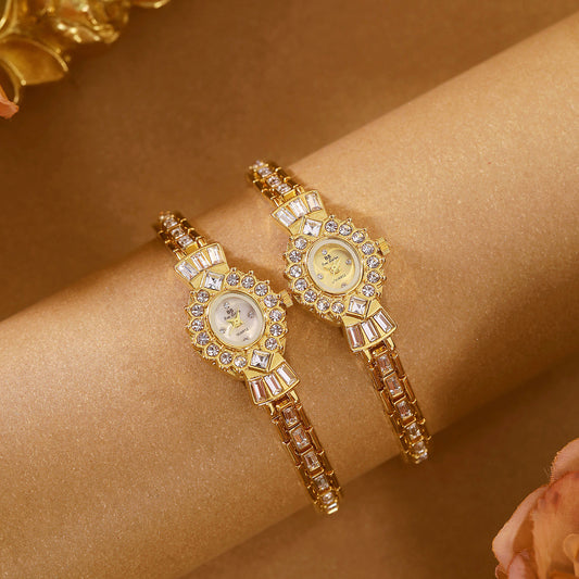 Champagne Mirror Watch