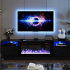 Fireplace TV Stand with 36" Electric Fireplace by Oneinmil