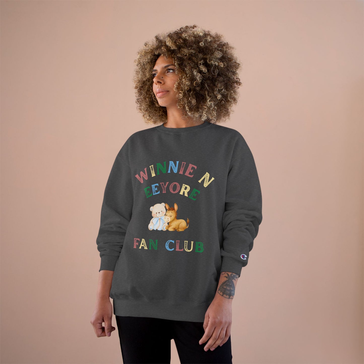 Winnie N Eeyore Fan Club Sweatshirt | Pastel Nursery Characters