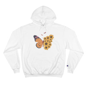 Butterfly & Sunflower Champion Hoodie