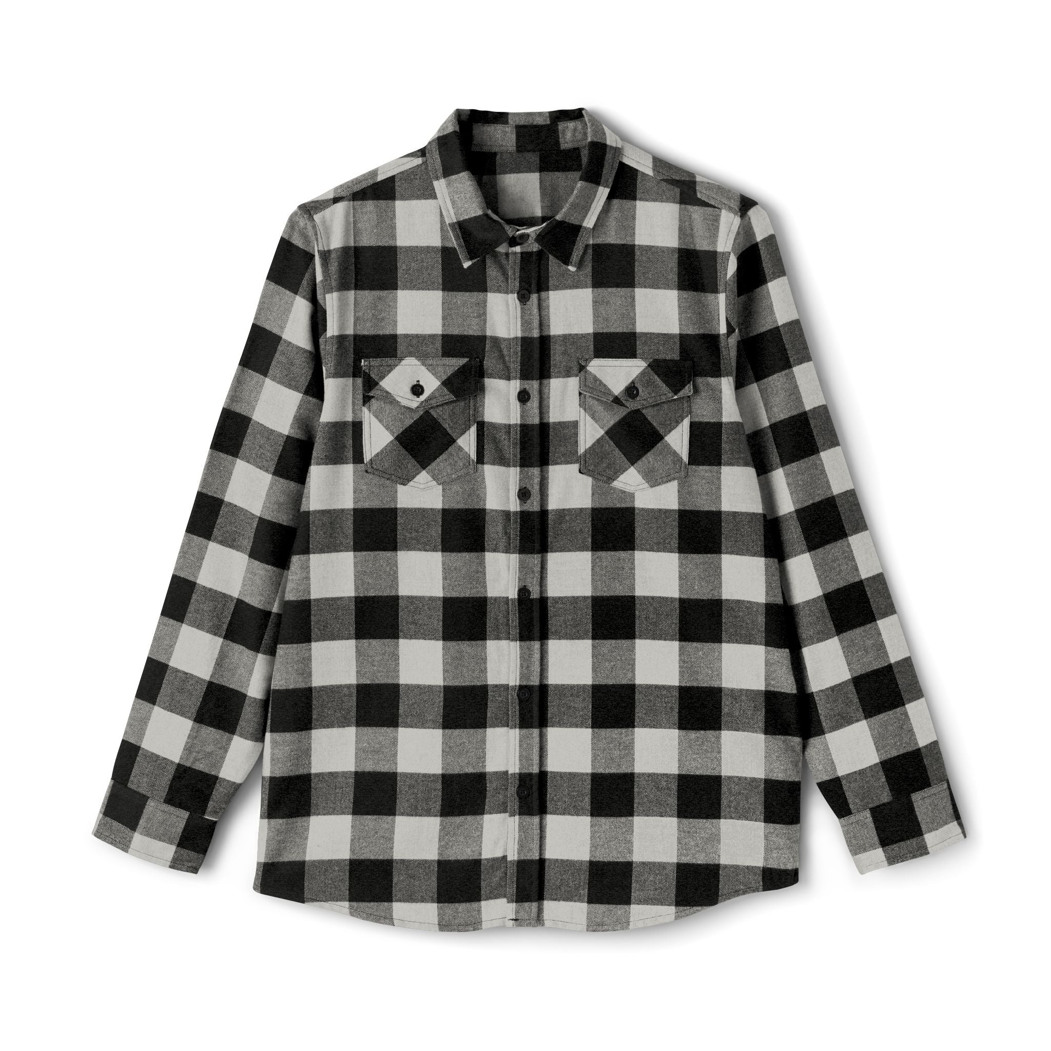 Unisex Flannel Shirt with Skull Design