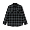 Unisex Flannel Shirt with Skull Design