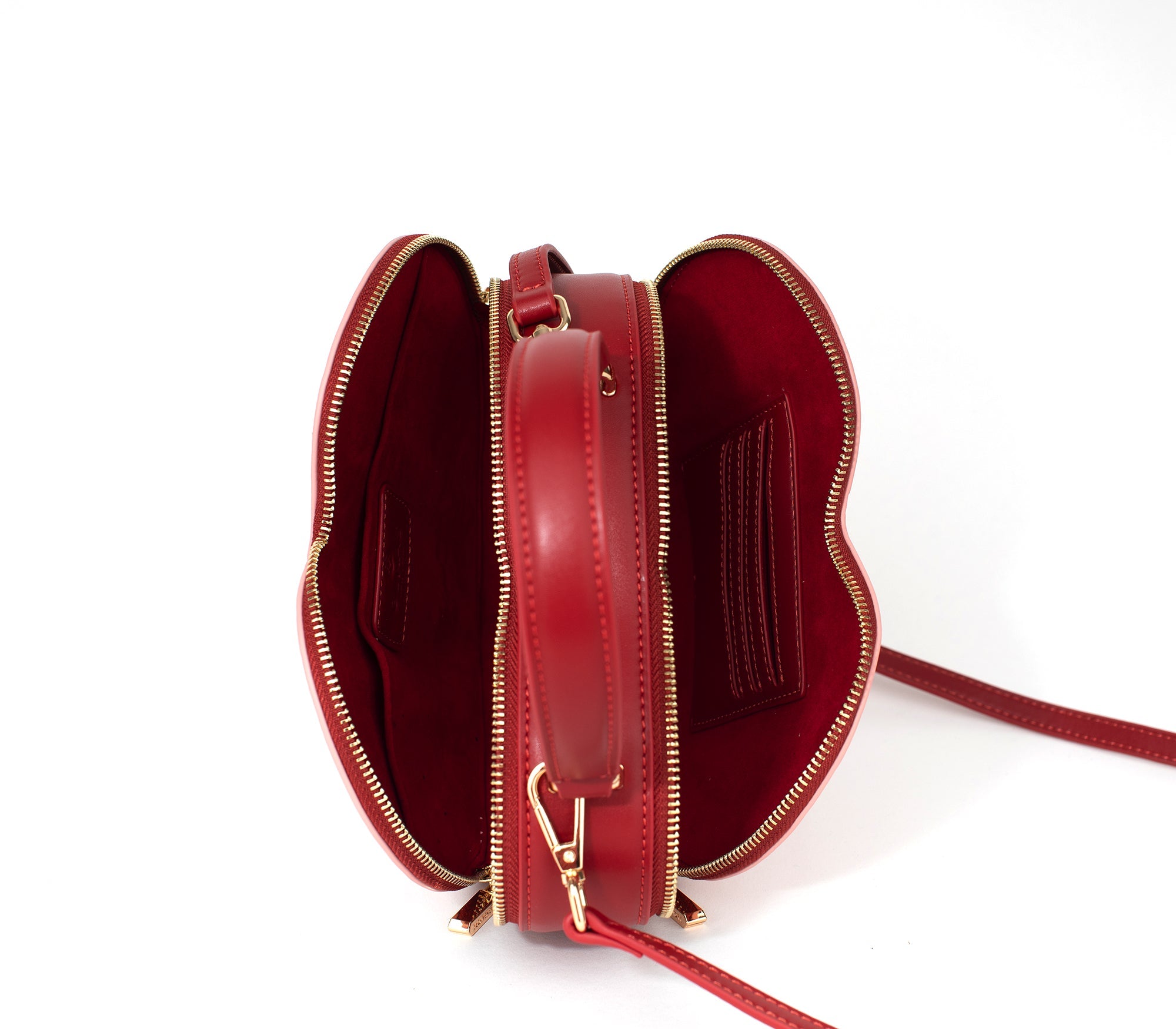 Gunas Sweetheart - Red & Pink Vegan Crossbody Bag