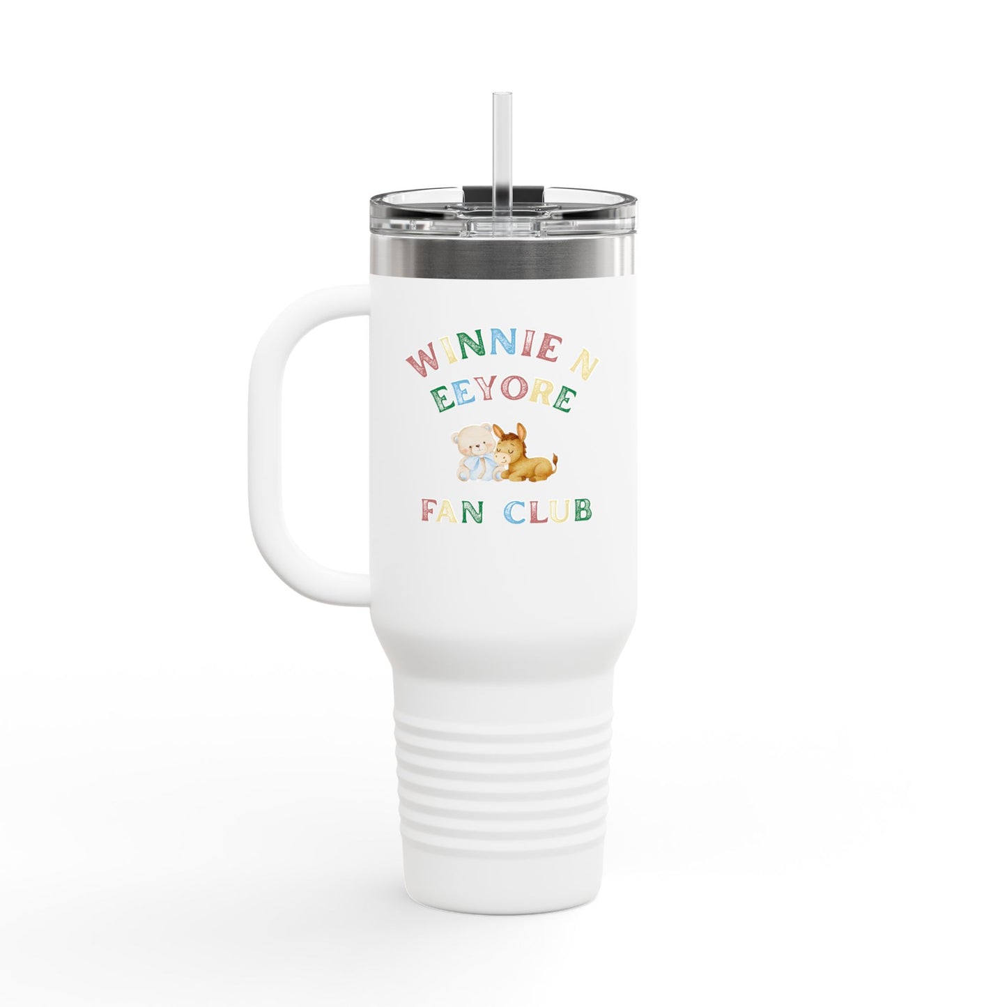 Winnie Eeyore Fan Club 40oz Insulated Travel Mug