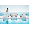 HIGOLD Onda Aluminum Outdoor Luxury Conversation | Set for 4