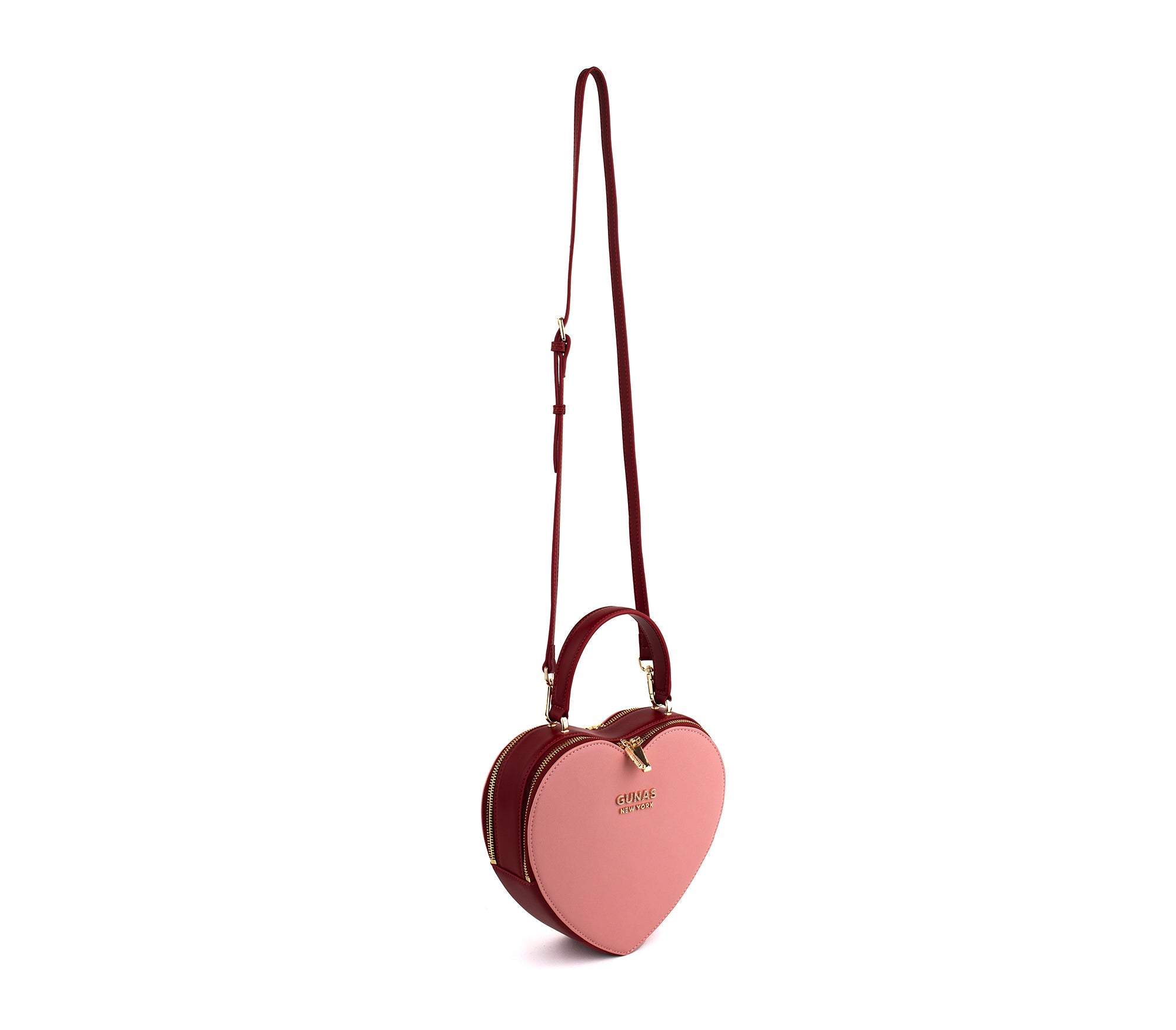 Gunas Sweetheart - Red & Pink Vegan Crossbody Bag