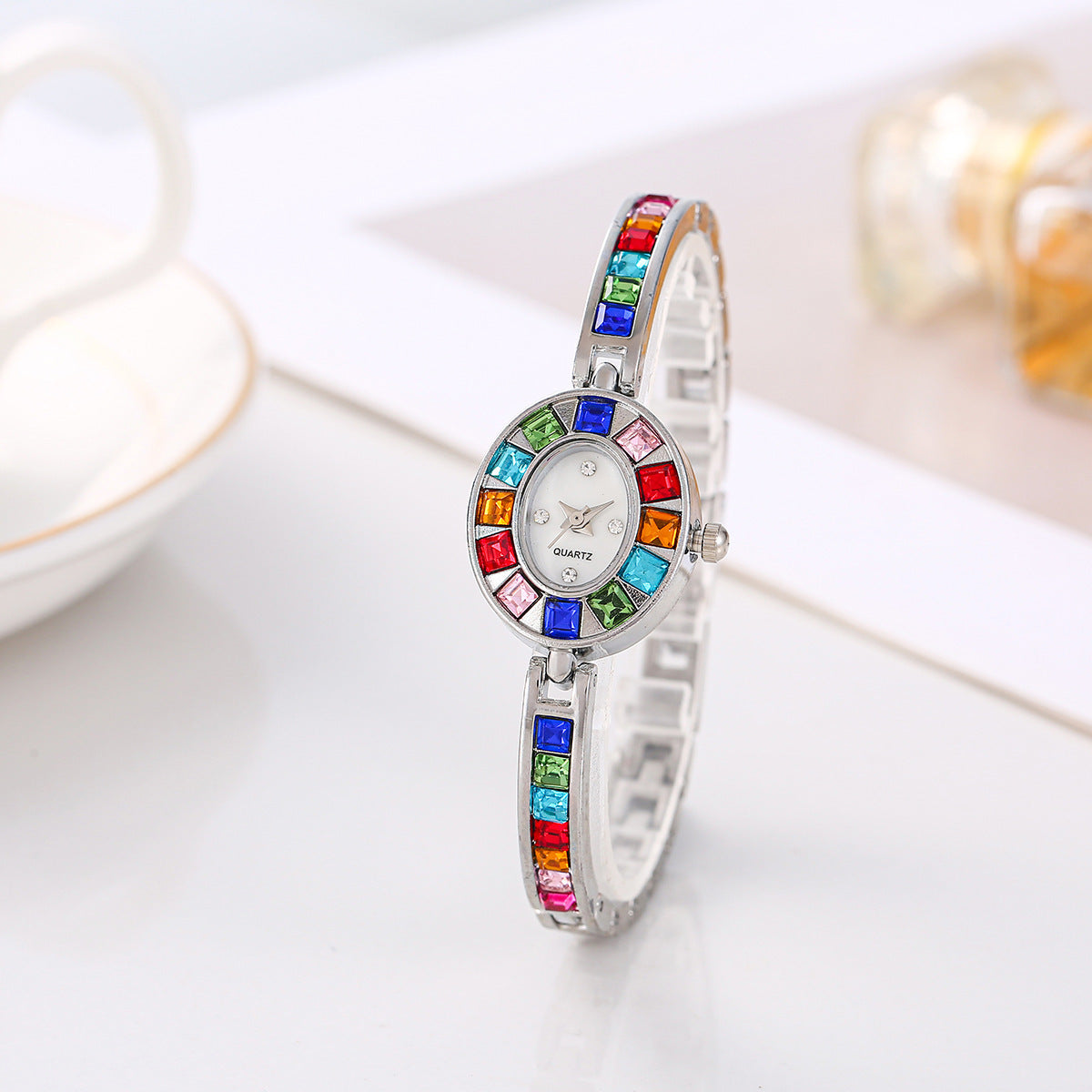 Multi-Color Crystal Watch