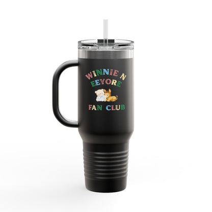 Winnie Eeyore Fan Club 40oz Insulated Travel Mug