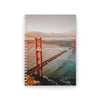 California Spiral Notebook - Golden Gate Bridge Photography