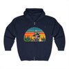 Vintage Mountain Biker Full Zip Hoodie