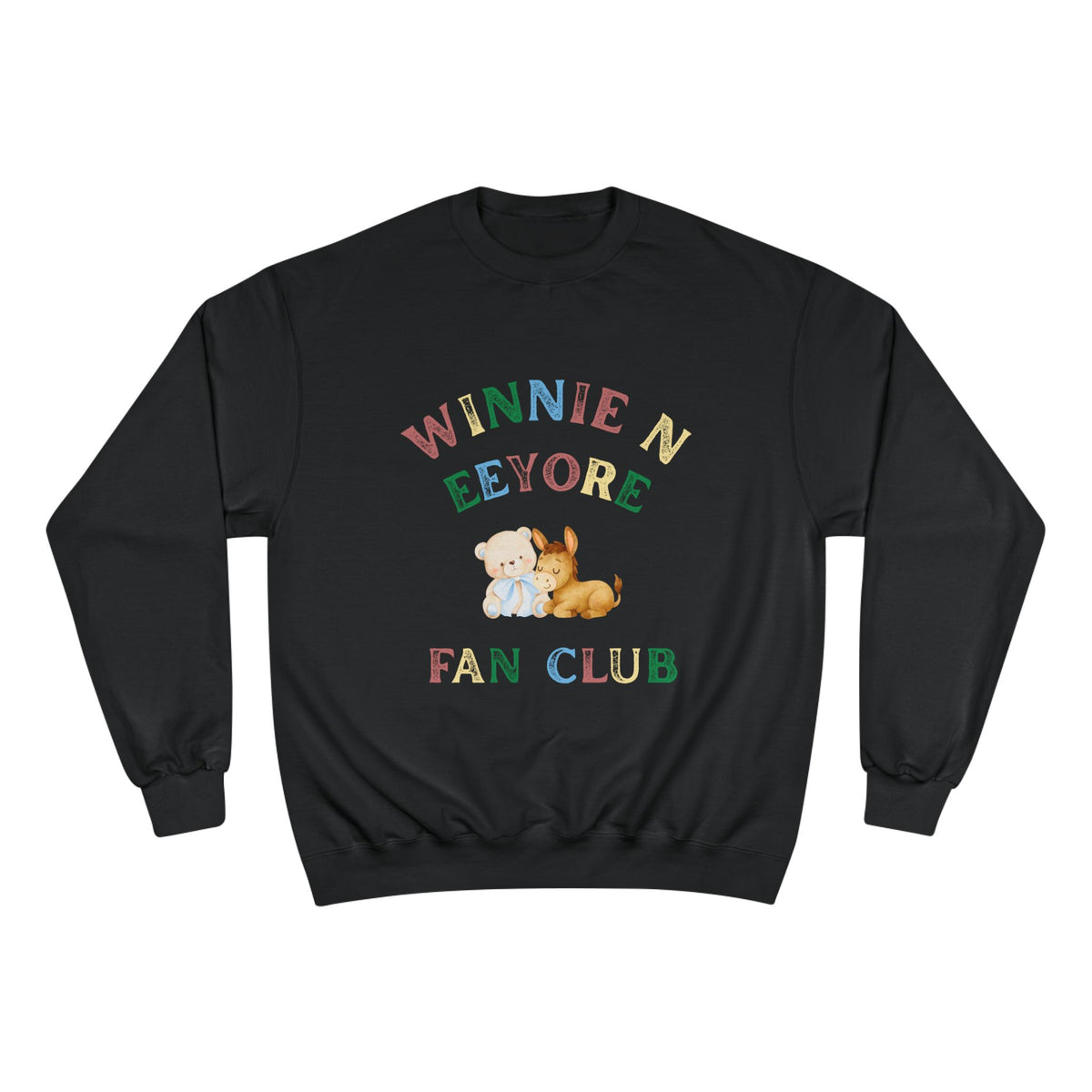 Winnie N Eeyore Fan Club Sweatshirt | Pastel Nursery Characters
