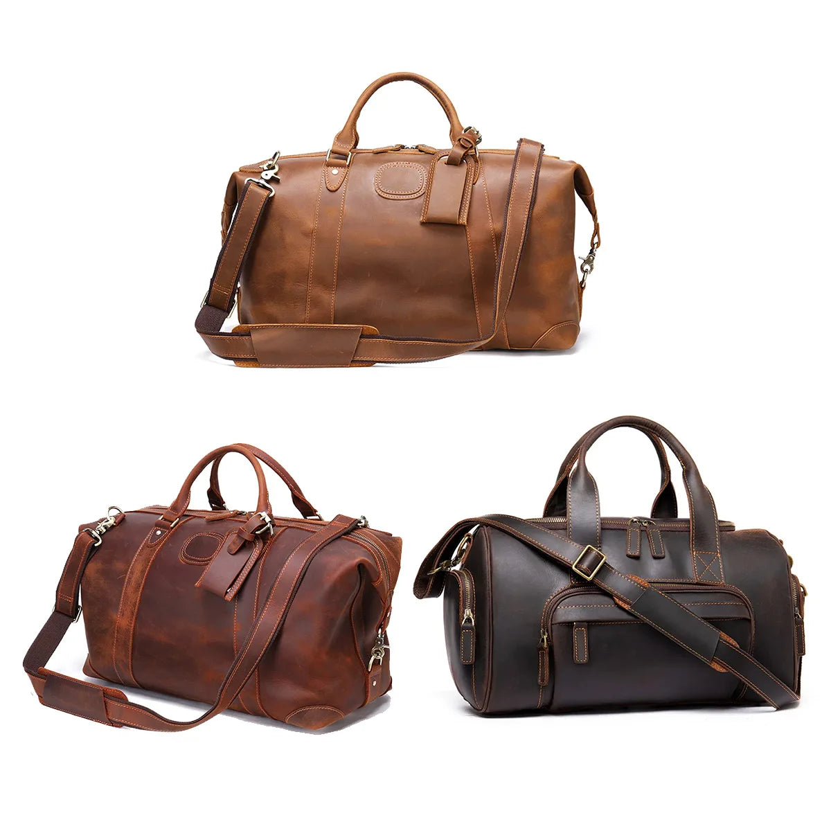 Handmade Large Travel Mens Weekender