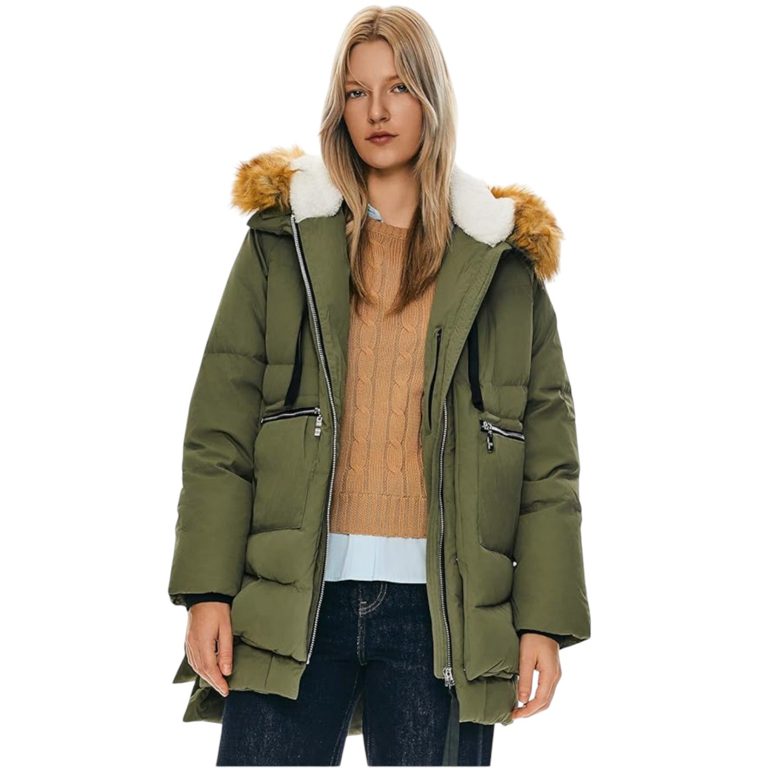 Thickened Down Jacket by Oralay