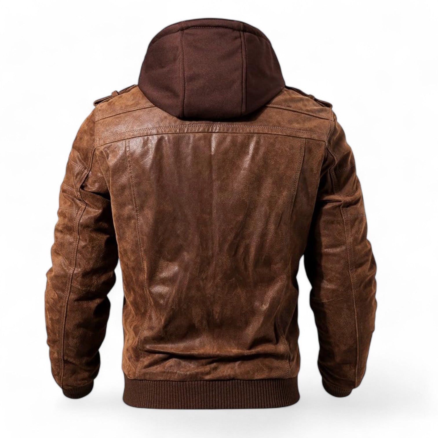 Motorcycle Jacket with Removable Hood by Flavor