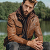 Motorcycle Jacket with Removable Hood by Flavor