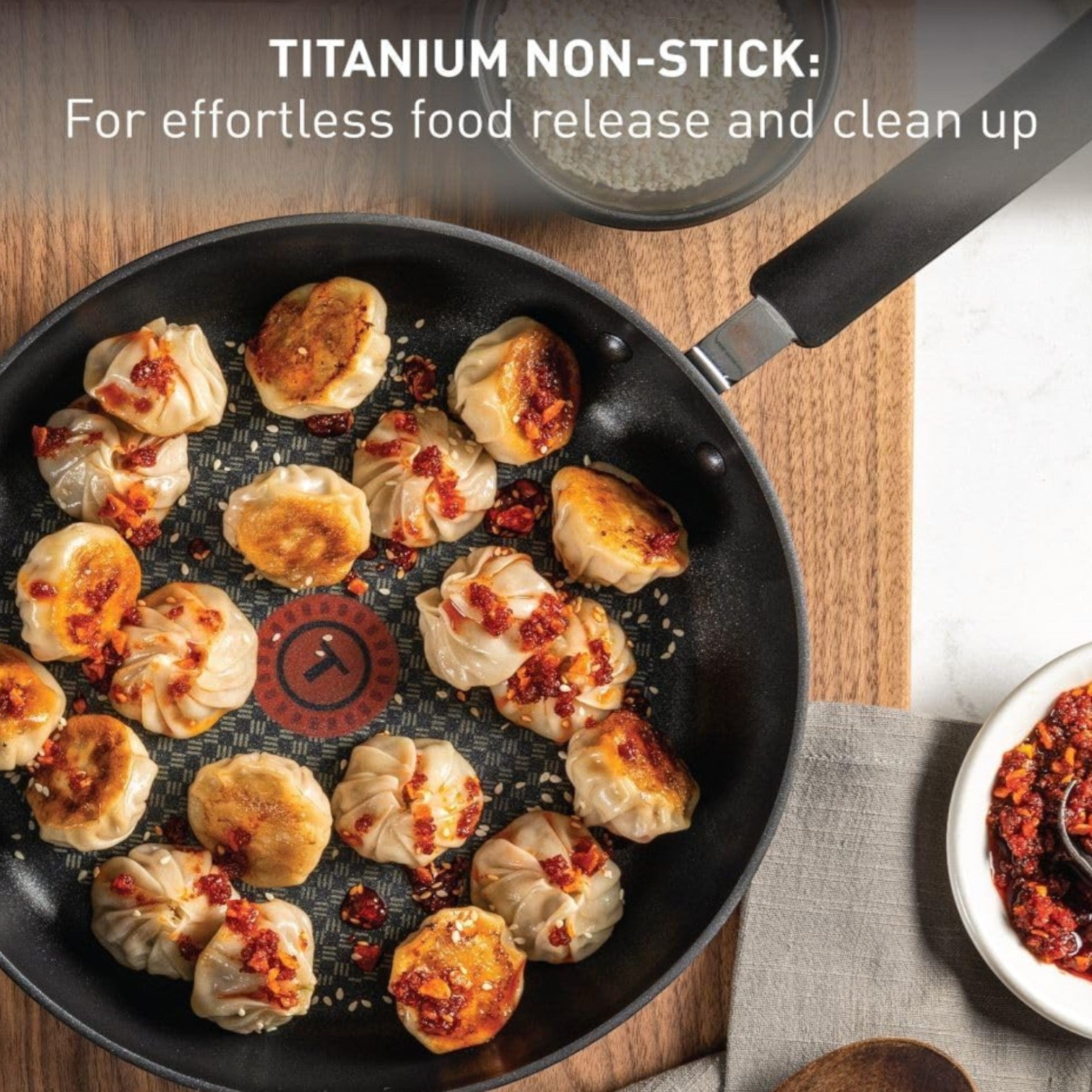 Ultimate Hard Anodized Nonstick Cookware Set by T-Fall