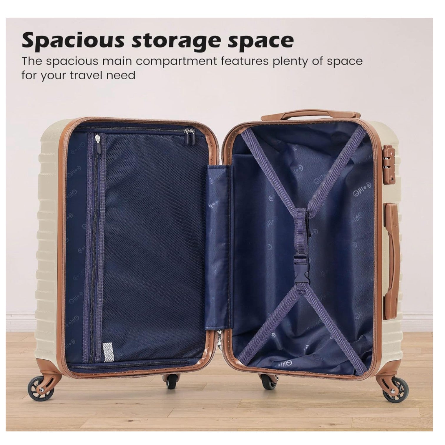 Suitcase Set 3 Piece Luggage Set by Coolife