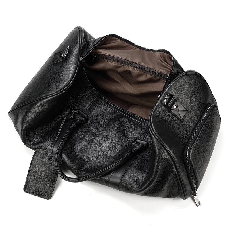 Genuine Leather Duffel Weekender Bag