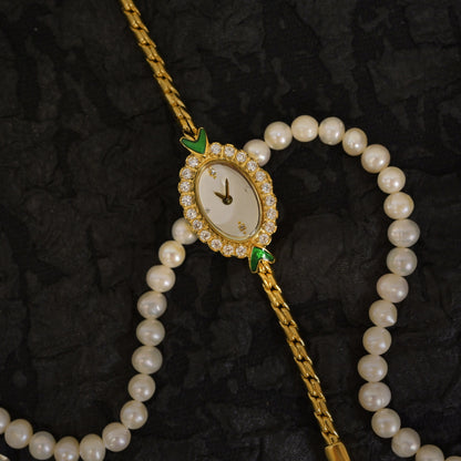 Handmade Inlaid Rhinestone Watch