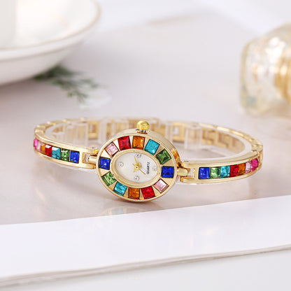 Multi-Color Crystal Watch