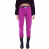 Mid Rise Slouchy Jean in Magenta