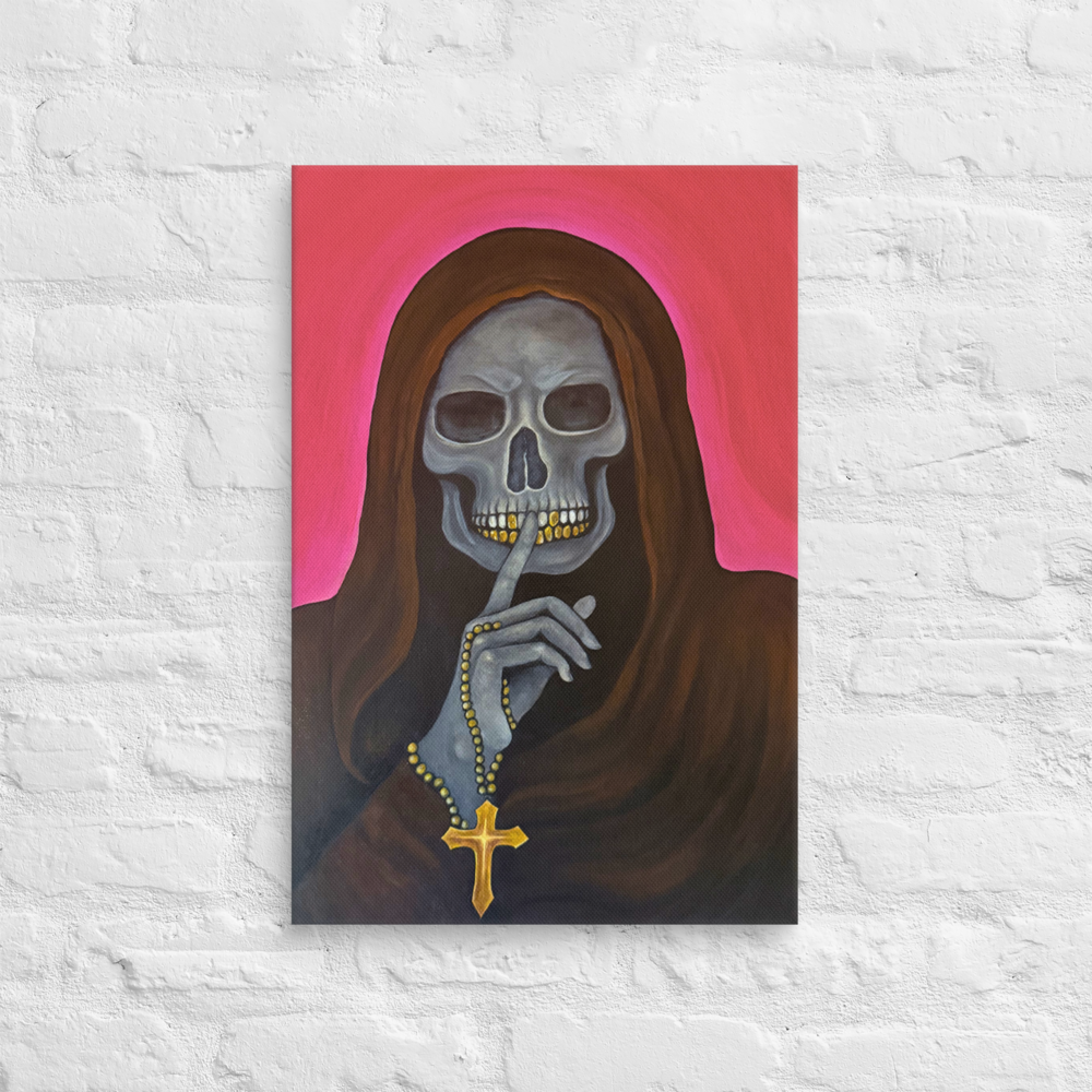 Divine Accomplice on Printed Canvas 16 x 24"