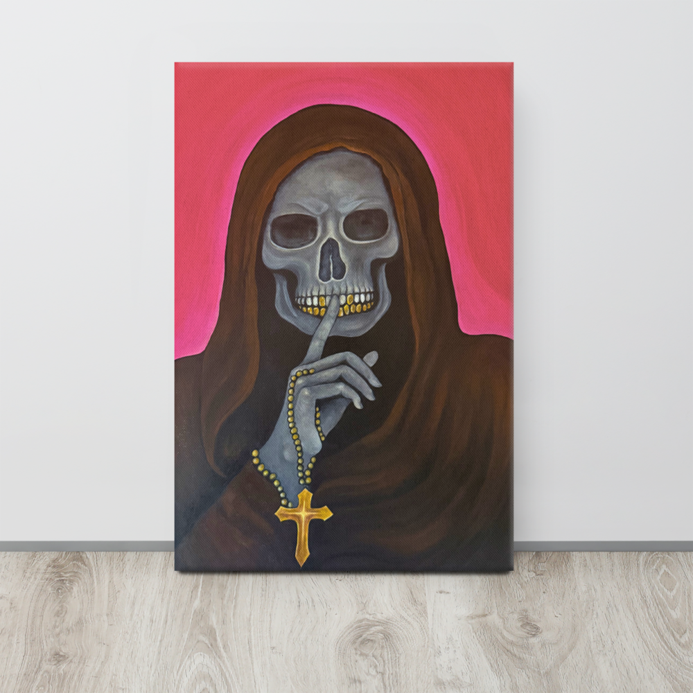 Divine Accomplice on Printed Canvas 16 x 24"