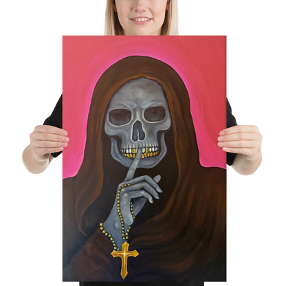 Divine Accomplice on Printed Canvas 16 x 24"