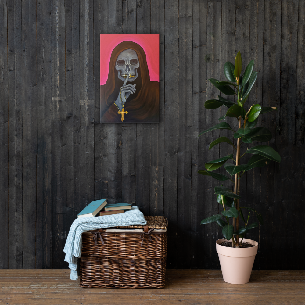 Divine Accomplice on Printed Canvas 16 x 24"