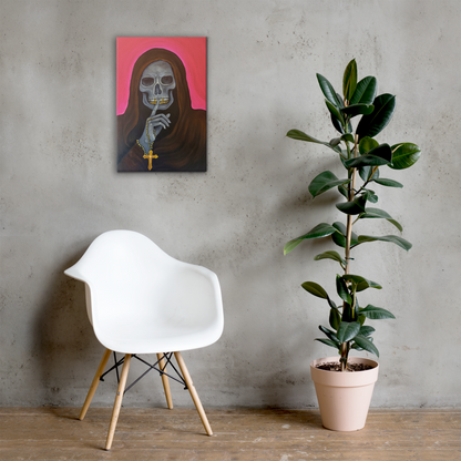 Divine Accomplice on Printed Canvas 16 x 24"