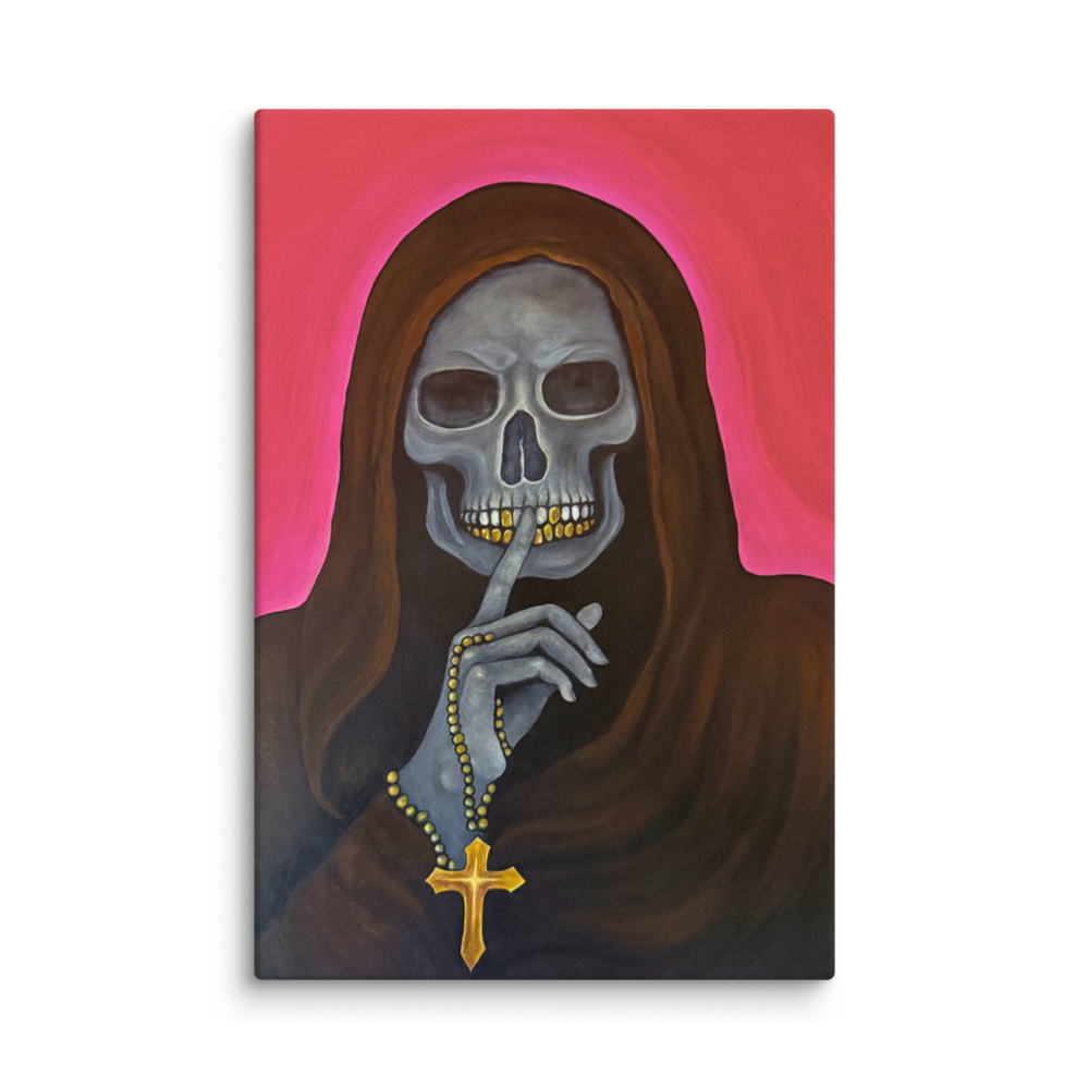 Divine Accomplice on Printed Canvas 16 x 24"