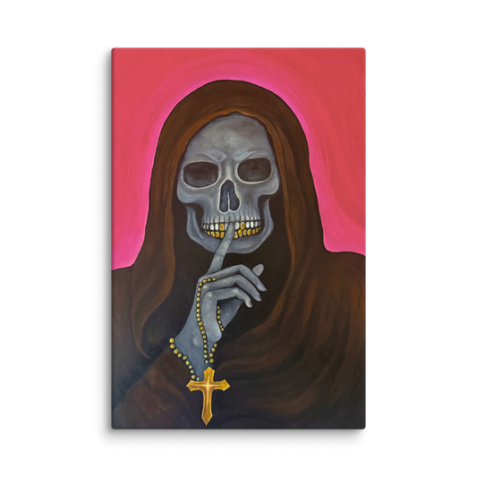 Divine Accomplice on Printed Canvas 16 x 24"