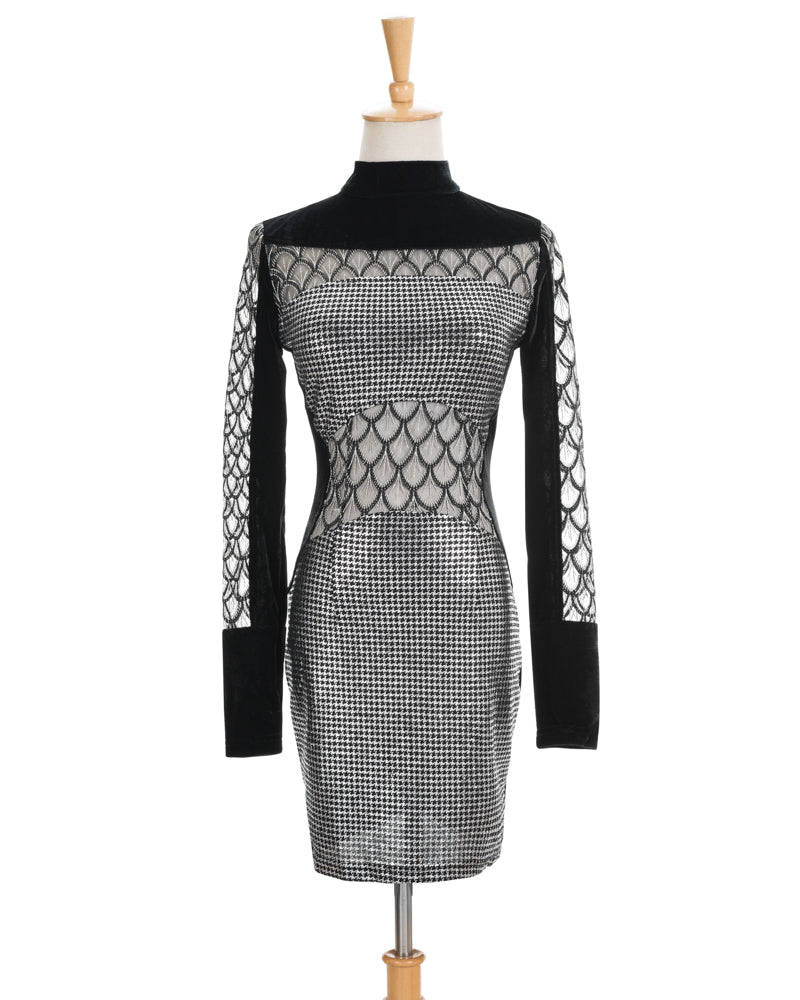 Vivienne Metallic Dress