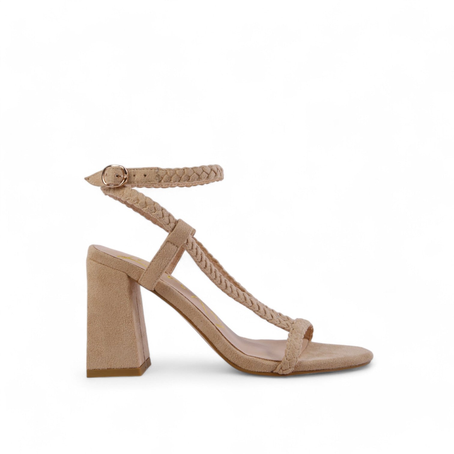 Smoosh Braided Block Heel Sandals