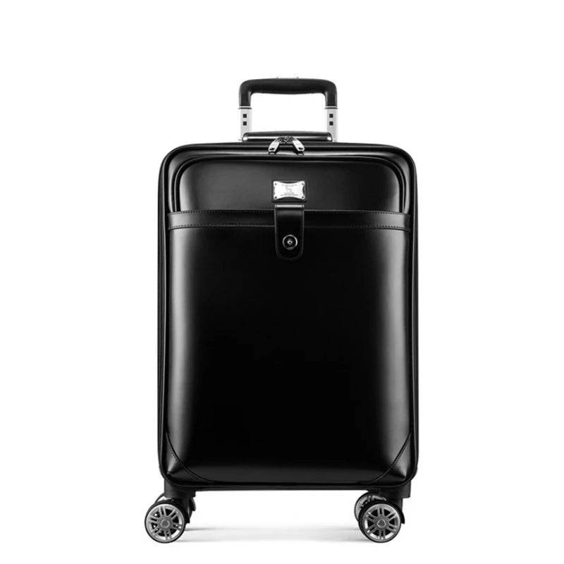 Travel Tale Luggage Genuine Leather Suitcase