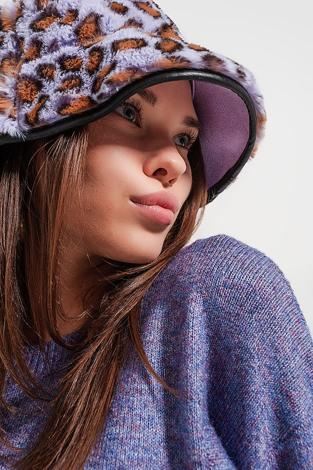 Lilac Cheetah Bucket Hat